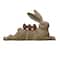 Hello Honey® 16.5" Decorative Resting Rabbit with Birds Figurine